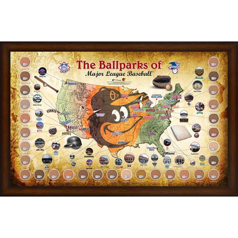 Lids Baltimore Orioles Fanatics Authentic Framed 20" x 32" MLB Parks