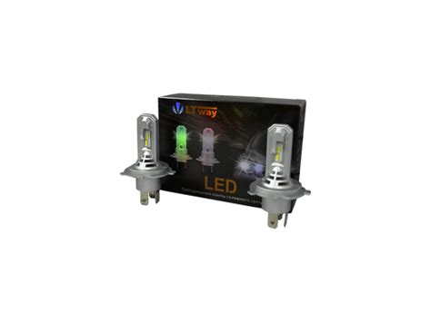 Светодиодные лампы LightWay Short H4 ( 9-32V) 13W 1500Lm 6000k