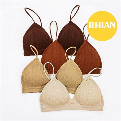 Rhian French Style Triangle Cup Bra Sexy Lingerie Deep V Chest Wrap Brallete Melange Fabric Bras