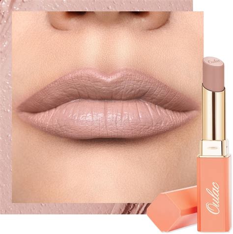 Oulac Cream Lipsticks For Women Nude Long Lasting Hydrating Lipstick Full Coverage Lip Color