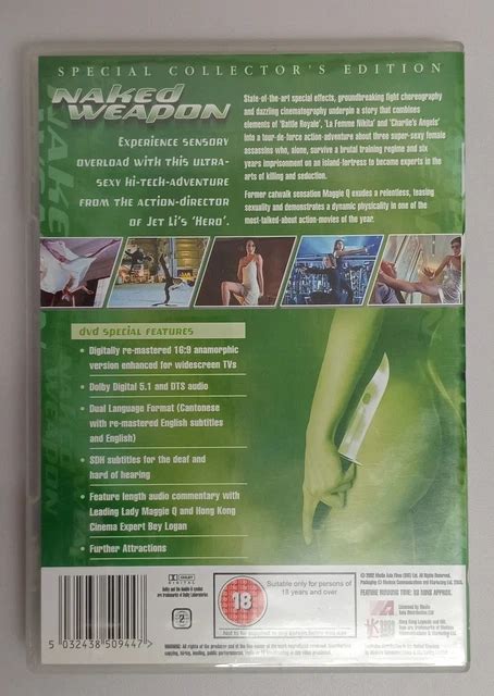 NAKED WEAPON DVD Special Collector S Edition Maggie Q Siu Tung UK Release R2 7 51 PicClick UK