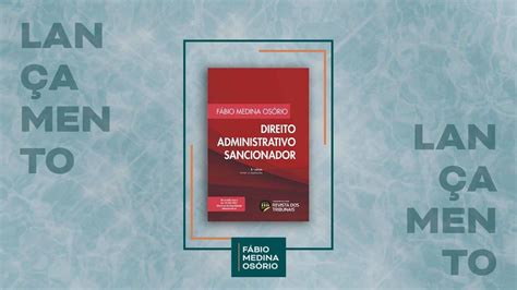 Direito Administrativo Sancionador De F Bio Medina Os Rio Ganha Nova