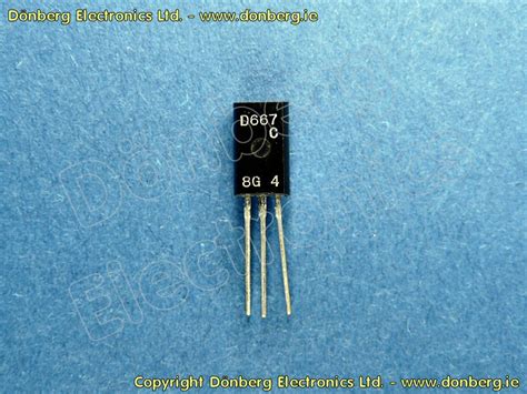 Semiconductor: 2SD667 (2SD 667) - TRANSISTOR SILICON NPN / 120V / 1A ...