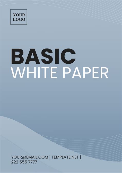 basic white paper template  edit