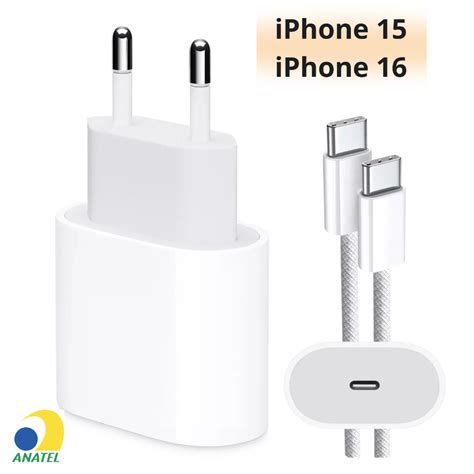 Qual Carregador Do Iphone 15 - Carregador de iPhone 15 Completo ORIGINAL Tipo C Tipo C Turbo iPhone 16 ...