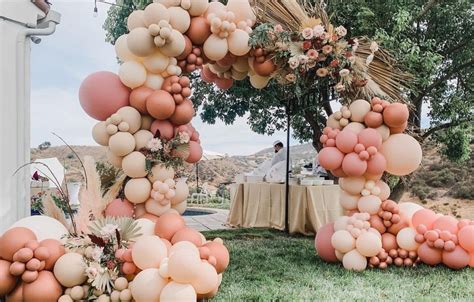 Double Stuffed Nude Balloon Arch Garland Kit Wedding Pink Etsy