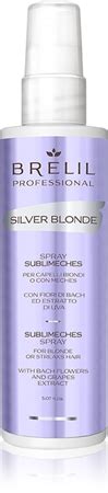Brelil Professional Silver Blonde Sublimeches Spray Spray Paral Cabello Neutralizante Para Tonos