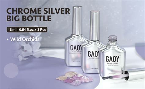 Amazon Gaoy Gel Nail Polish Kit Colors Ml Jelly Nude Purple Gray Glitter Sheer Soak