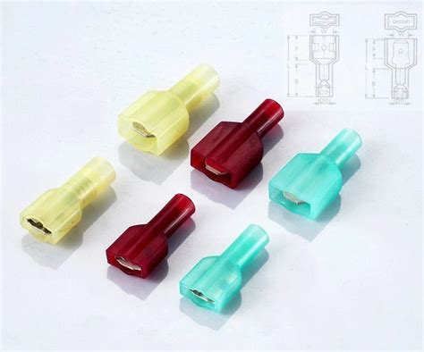 Male And Female Full Insualting Wires Connectors Joint Electricals