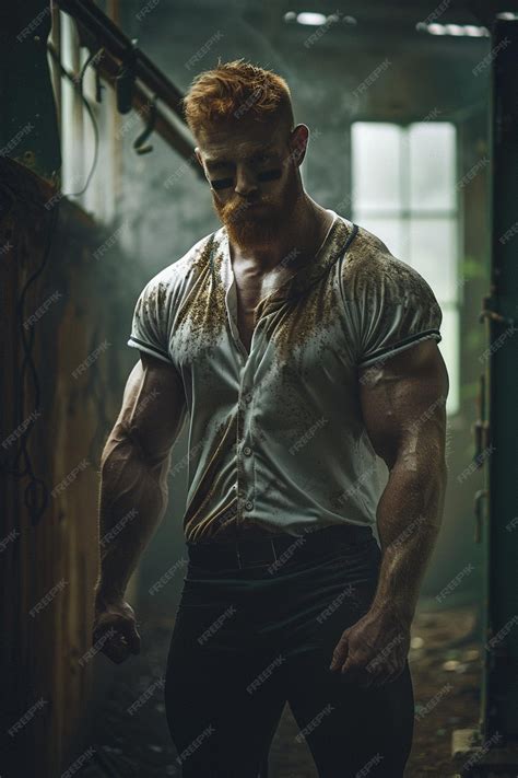 Premium Photo | Stock photography of a ginger Bodybuilder