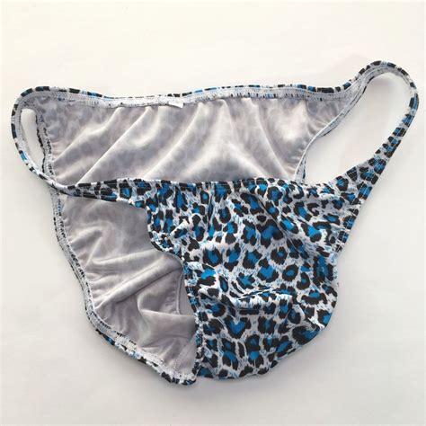 K377 P Mens String Bikini String Narrow Waist Body Posing Printed Swim Fabric EBay