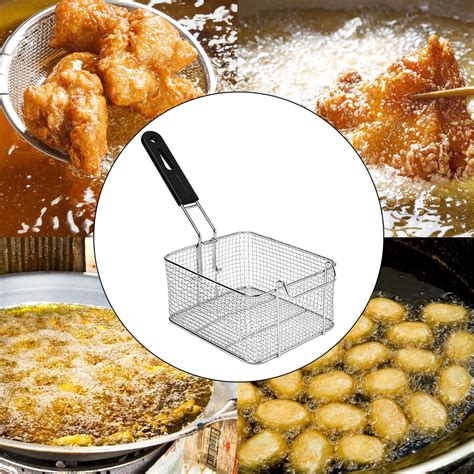 loviver deep fry basket frying basket mesh basket heavy duty colander