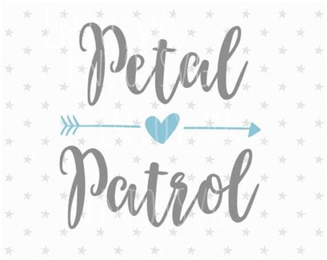 Petal Patrol Svg File Petal Patrol Svg Flower Girl Svg Wedding Svg