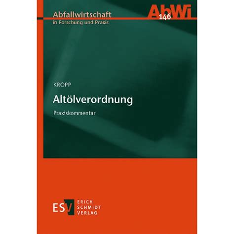 Alt Lverordnung Kropp Auflage