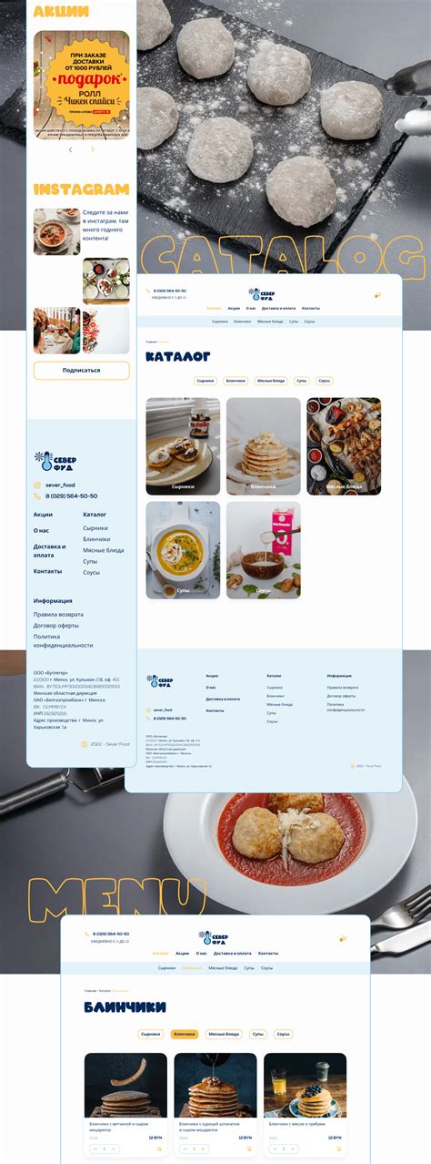 Frozen food delivery / Доставка замороженных блюд :: Behance