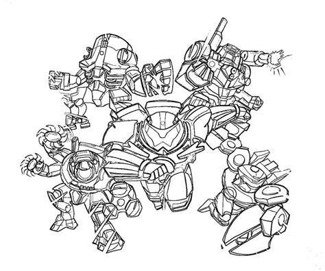 Kaiju Vs Jaeger Pacific Rim Coloring Pages