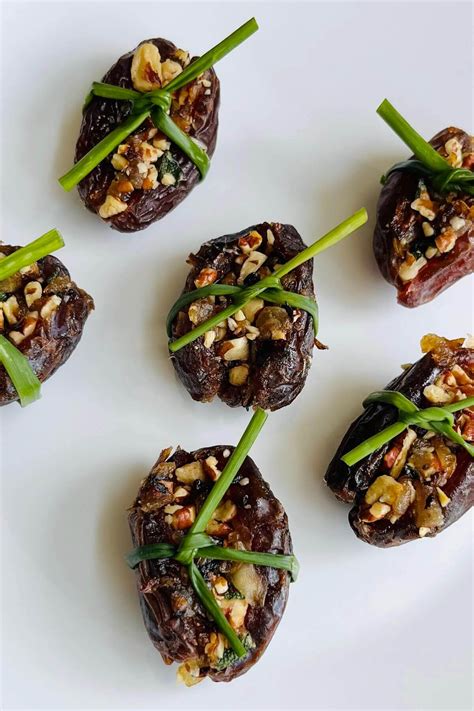 Savory Stuffed Dates With Pecans - A Sweet Alternative