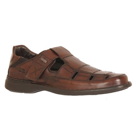 Mens Leather Sandals Closed Toe Mens Dress Sandals