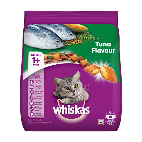 Whiskas Tuna Flavour Adult 1 Years Dry Food Best Price