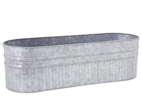 10 Easy Pieces Galvanized Trough Planters Gardenista