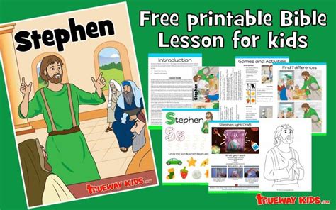 Stephen Bible Lesson For Kids Trueway Kids