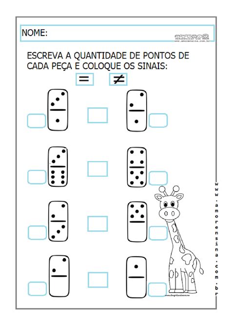 Atividades Igual E Diferente 1 Ano - Atividades Igual E Diferente 1 Ano - FDPLEARN