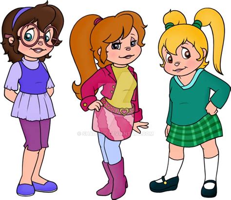 Teen Chipettes by Shadeink on DeviantArt | Alvin and the chipmunks ...