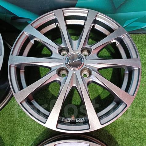 Темные диски Hot Stuff Exceeder R15 PCD 4 100 15 1 шт 4x100 67 1 мм 4 шт б у в наличии