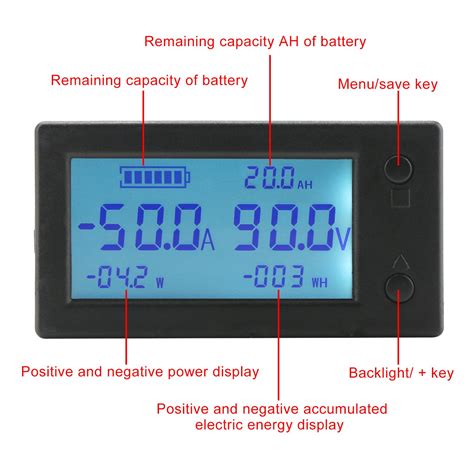 Buy DROK Voltage Meter DC Battery Monitor DC 0 300V 200A Ammeter