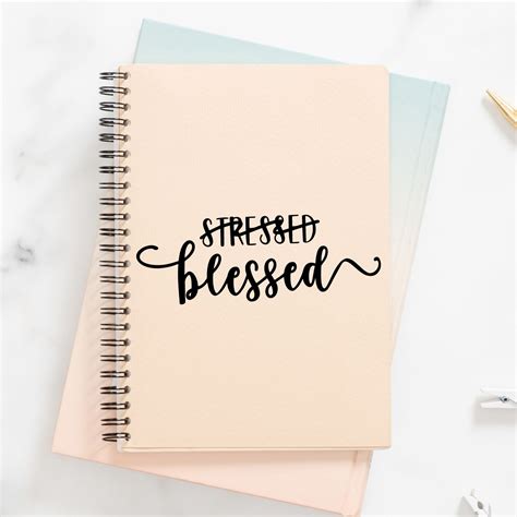 Blessed Not Stressed Svg Too Blessed To Be Stressed Svg Etsy
