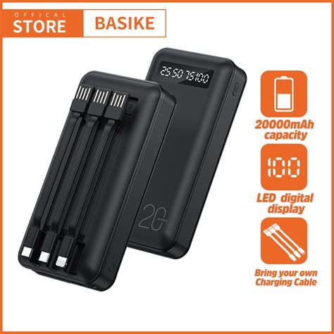 Jual BASIKE Powerbank 20000 Mah 10000 MAh Power Bank Fast Charging