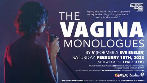 THE VAGINA MONOLOGUES Cecil County Arts Council