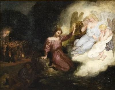 Cristo en el jardín de Getsemaní Boceto Eugene Delacroix Análisis