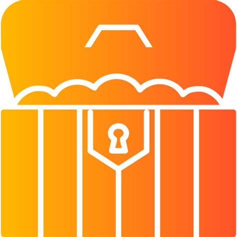 treasure chest generic flat gradient icon