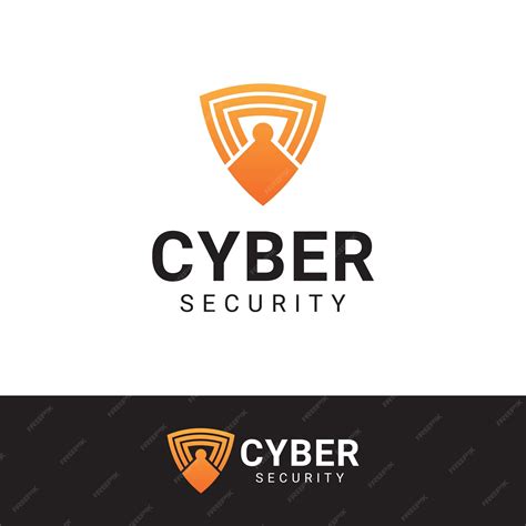 premium vector modern  simple cyber security logo vector icon