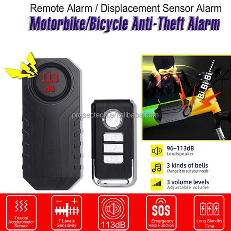 Amazon Best Seller Security Anti Theft Bike Alarm Wireless Burglar