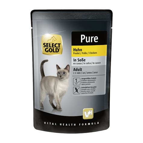 Select Gold Adult Pure En Sauce Poulet 12x85 G Maxi Zoo