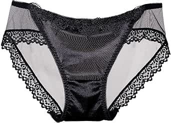 Women S Underwear Lace Panties Soft Breathable Bikini Hipster Briefs Mesh Sheer Thongs Lingerie