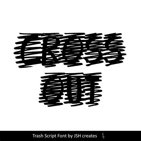 Cross Out Font