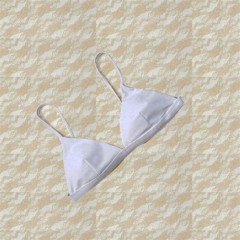 Bikini à soutien gorge push up et culotte tanga pour femme Type top white Blanc Blanc