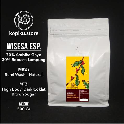 Jual Kopi Espresso Blend Gayo Series Wisesa G Biji Bubuk