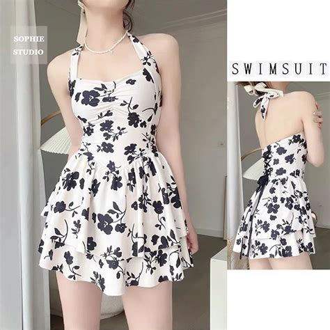 Mới Tuvada 1 Mảnh bikini Một Mảnh Che Bụng 2 Lớp Che Bụng Đi Biển Cao