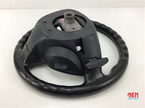 07 08 ACURA TL TYPE S STEERING WHEEL BLACK LEATHER W PADDLE