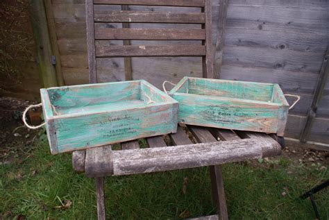 Vintage Style Wooden Boxes