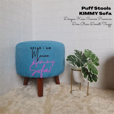 Jual Sofa Kursi Puff Stool Busa Tebal Kimmy Sofa Kualitas Premium