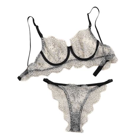 Femmes Lingerie Corset Dentelle Underwire Racy Muslin Vêtements de Nuit Sous Vêtements Tops