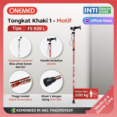 Jual Onemed Walking Stick FS 939L Alat Bantu Jalan Tongkat Kaki 1