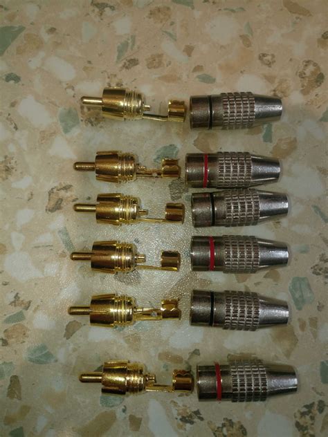 Коннекторы для Акустического кабеля, Nakamichi, RCA аудио разьемы.: 33 ...