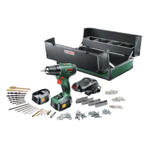 Bosch PSB 1800 LI 2 Li Ion Cordless Two Speed Combi 241 Piece Set