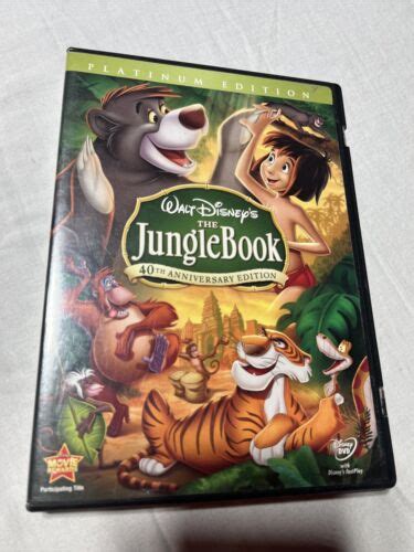 The Jungle Book DVD Two Disc 40th Anniversary Platinum Edition Good